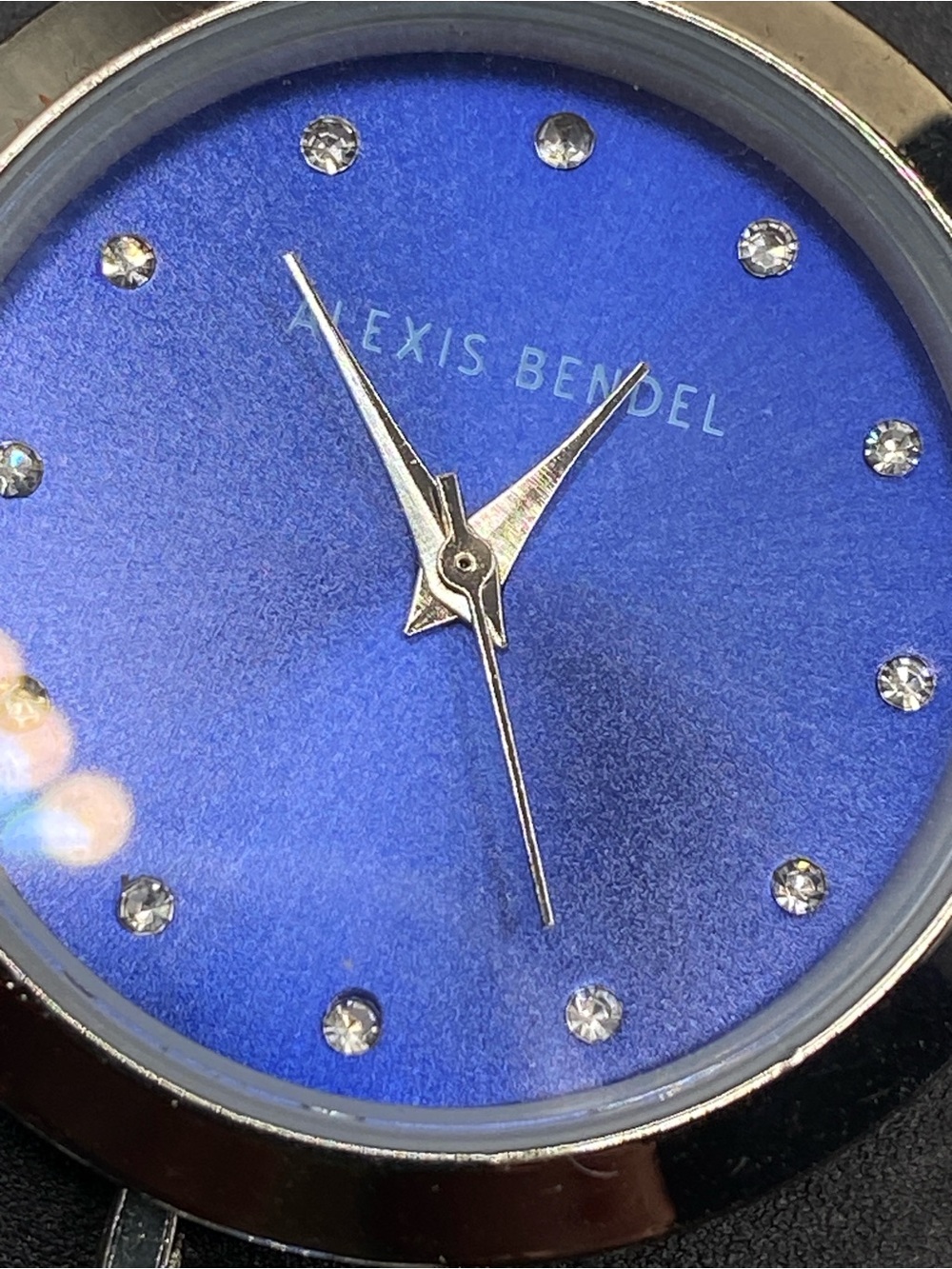 ALEXIS BENDEL Silver & Blue Quartz Watch - Picture 7 of 8